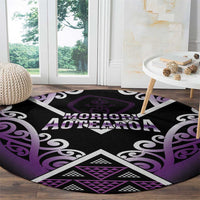 Aotearoa Moriori Round Carpet Maori Pattern New Zealand LT05 - Polynesian Pride