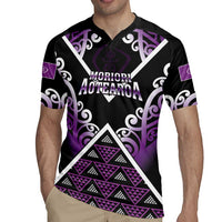 Personalised Aotearoa Moriori Rugby Jersey Maori Pattern New Zealand - Polynesian Pride