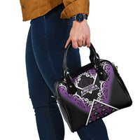 Aotearoa Moriori Shoulder Handbag Maori Pattern New Zealand - Polynesian Pride