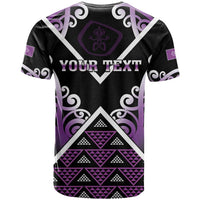 Personalised Aotearoa Moriori T Shirt Maori Pattern New Zealand LT05 - Polynesian Pride