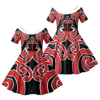 New Zealand Maori Language Week Family Matching Tank Maxi Dress and Hawaiian Shirt Mo Ake Tonu Te Reo