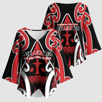 New Zealand Maori Language Week Kimono Sleeve Blouse Mo Ake Tonu Te Reo