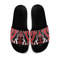 New Zealand Maori Language Week Slide Sandals Mo Ake Tonu Te Reo