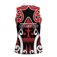 New Zealand Maori Language Week Women Sleeveless Polo Shirt Mo Ake Tonu Te Reo