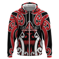 New Zealand Maori Language Week Zip Hoodie Mo Ake Tonu Te Reo
