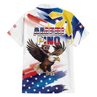 Filipino American History Month Family Matching Long Sleeve Bodycon Dress and Hawaiian Shirt Bald Eagle Tarsier Together LT05 - Polynesian Pride