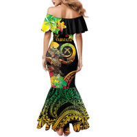 Halo Vanuatu Family Matching Mermaid Dress and Hawaiian Shirt Beautiful Woman Dancing LT05 - Polynesian Pride