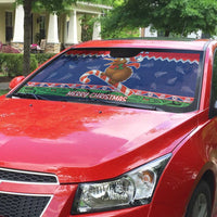 New Zealand Christmas Auto Sun Shade Kiwi-sh You A Merry Christmas - Polynesian Pride