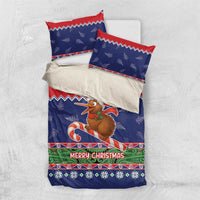 New Zealand Christmas Bedding Set Kiwi-sh You A Merry Christmas - Polynesian Pride