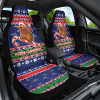 New Zealand Christmas Car Seat Cover Kiwi-sh You A Merry Christmas - Polynesian Pride
