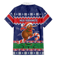 New Zealand Christmas Family Matching Off Shoulder Maxi Dress and Hawaiian Shirt Kiwi-sh You A Merry Christmas LT05 - Polynesian Pride