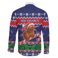 New Zealand Christmas Family Matching Summer Maxi Dress and Hawaiian Shirt Kiwi-sh You A Merry Christmas - Polynesian Pride