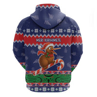 New Zealand Christmas Hoodie Kiwi-sh You A Merry Christmas - Polynesian Pride
