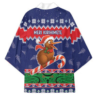 New Zealand Christmas Kimono Kiwi-sh You A Merry Christmas LT05 - Polynesian Pride