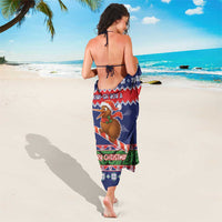 New Zealand Christmas Sarong Kiwi-sh You A Merry Christmas - Polynesian Pride