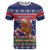New Zealand Christmas T Shirt Kiwi-sh You A Merry Christmas - Polynesian Pride