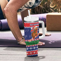 New Zealand Christmas Tumbler With Handle Kiwi-sh You A Merry Christmas LT05 - Polynesian Pride