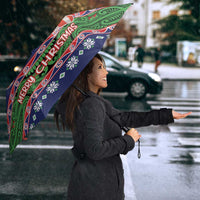 New Zealand Christmas Umbrella Kiwi-sh You A Merry Christmas - Polynesian Pride