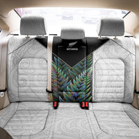 New Zealand Fern Rugby Back Car Seat Cover World Cup 2023 Paua Shell Maori Pattern LT05 - Polynesian Pride