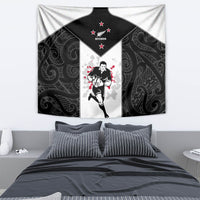 New Zealand Player Rugby Tapestry World Cup 2023 Maori Pattern LT05 - Polynesian Pride