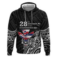 Hawaii November 28th Is My Independence Day Zip Hoodie LT05 Pullover Hoodie Black - Polynesian Pride