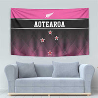 New Zealand Women Cricket Tapestry Pink Simple Style