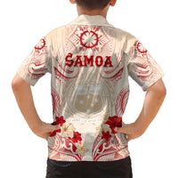 Siva Samoa Kid Hawaiian Shirt Samoan Taupou With Polynesian Pattern LT05 - Polynesian Pride