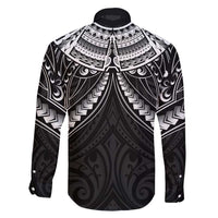 New Zealand Morepork Family Matching Short Sleeve Bodycon Dress and Hawaiian Shirt Maori Pattern Black LT05 - Polynesian Pride