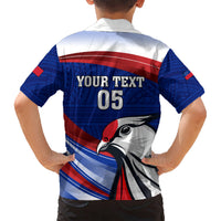 Custom Samoa Rugby Kid Hawaiian Shirt Manuma Ptilinopus Perousii