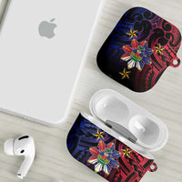 Haiti Philippines AirPods Case Haitian Coat Of Arms With Filipino Sun LT05 - Polynesian Pride