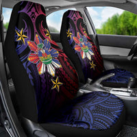 Haiti Philippines Car Seat Cover Haitian Coat Of Arms With Filipino Sun LT05 - Polynesian Pride