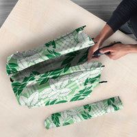 Hawaii Ti Leaf Maile Tuberose Lei Umbrella With Hanalei Leaf Green LT05 - Polynesian Pride