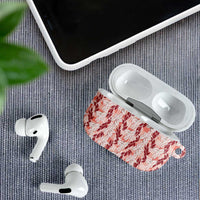 Hawaii Ti Leaf Maile Tuberose Lei AirPods Case With Hanalei Leaf Red LT05 - Polynesian Pride