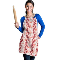 Hawaii Ti Leaf Maile Tuberose Lei Apron With Hanalei Leaf Red LT05 - Polynesian Pride