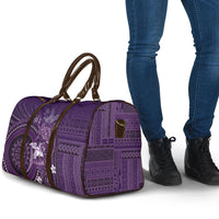 Samoa Tatau Marlin Travel Bag With Siapo Motifs Violet