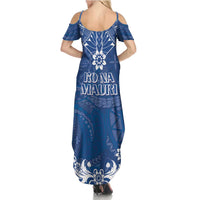 Wikin te Taetae ni Kiribati Family Matching Summer Maxi Dress and Hawaiian Shirt Pacific Tapa Pattern LT05 - Polynesian Pride