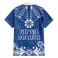 Wikin te Taetae ni Kiribati Family Matching Tank Maxi Dress and Hawaiian Shirt Pacific Tapa Pattern LT05 - Polynesian Pride