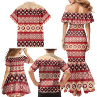 Tonga Language Week Family Matching Mermaid Dress and Hawaiian Shirt Lea Faka-Tonga Everyday - Polynesian Pride