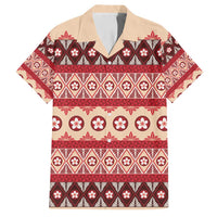 Tonga Language Week Family Matching Off Shoulder Maxi Dress and Hawaiian Shirt Lea Faka-Tonga Everyday - Polynesian Pride