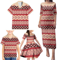 Tonga Language Week Family Matching Puletasi and Hawaiian Shirt Lea Faka-Tonga Everyday - Polynesian Pride