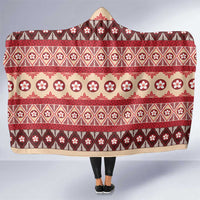 Tonga Language Week Hooded Blanket Lea Faka-Tonga Everyday LT05 One Size Beige - Polynesian Pride