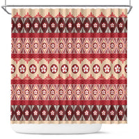 Tonga Language Week Shower Curtain Lea Faka-Tonga Everyday LT05 Beige - Polynesian Pride