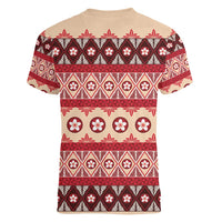 Tonga Language Week Women V-Neck T-Shirt Lea Faka-Tonga Everyday - Polynesian Pride