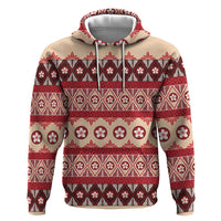 Tonga Language Week Zip Hoodie Lea Faka-Tonga Everyday LT05 Pullover Hoodie Beige - Polynesian Pride