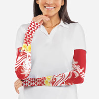 Personalised Tahiti Surfing Arm Sleeves Polynesian Style LT05 - Polynesian Pride