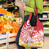 Personalised Tahiti Surfing Grocery Bag Polynesian Style LT05 - Polynesian Pride