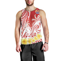 Personalised Tahiti Surfing Men Tank Top Polynesian Style LT05 - Polynesian Pride