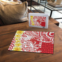 Personalised Tahiti Surfing Puzzle Polynesian Style LT05 - Polynesian Pride