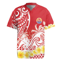 Personalised Tahiti Surfing Rugby Jersey Polynesian Style LT05 Red - Polynesian Pride
