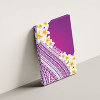 Tahiti Plumeria Tribal Pattern Canvas Wall Art Wave Style Purple LT05 - Polynesian Pride